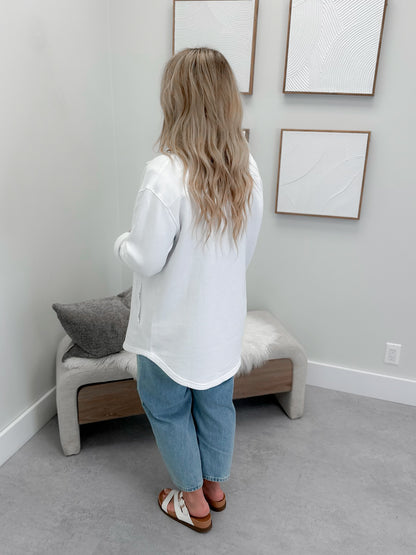 Essen Shacket in White