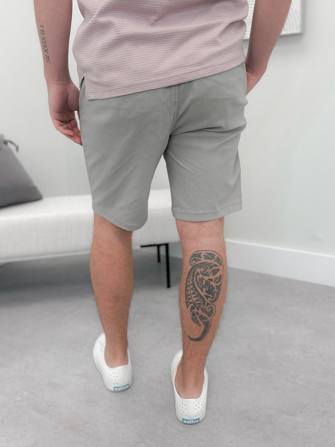 Bodhi Mens Shorts in Grey