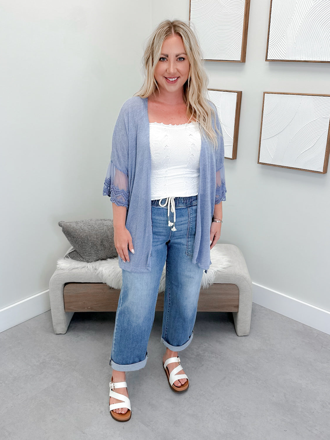 Jasper Cardigan in Blue