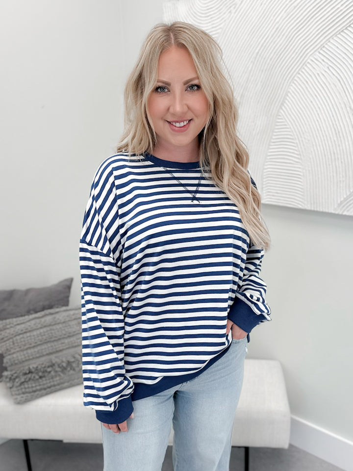 Penny Pullover in Navy