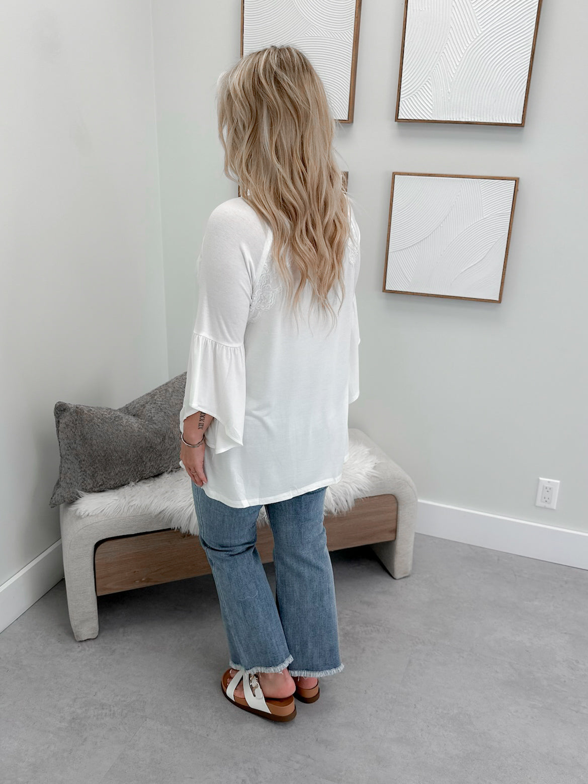 Lillooet Top on Off White