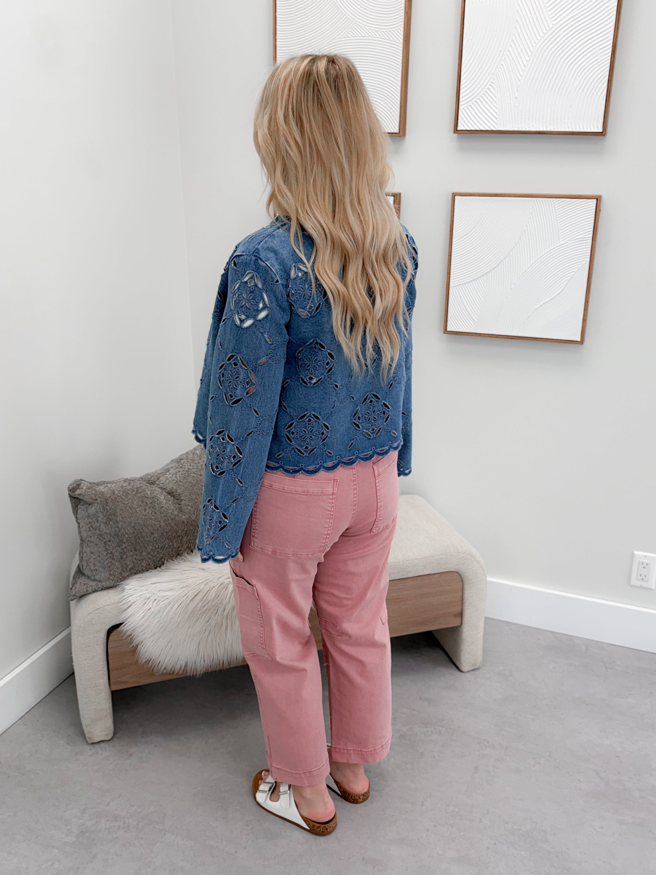 Maine Cutout Jean Jacket
