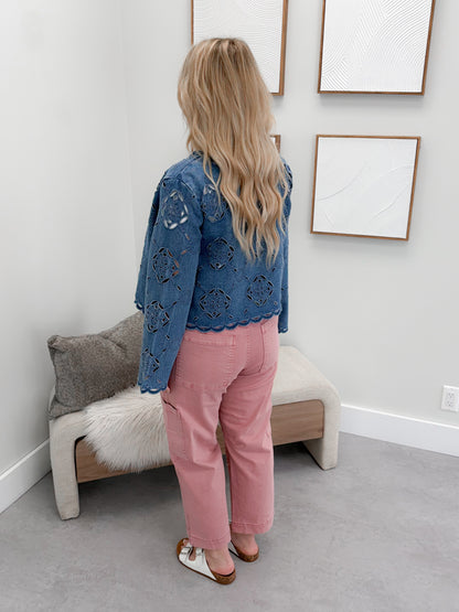 Maine Cutout Jean Jacket