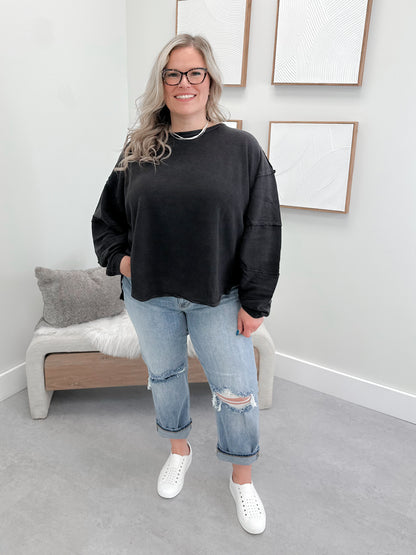 Total Eclipse Tee in Black by Free People