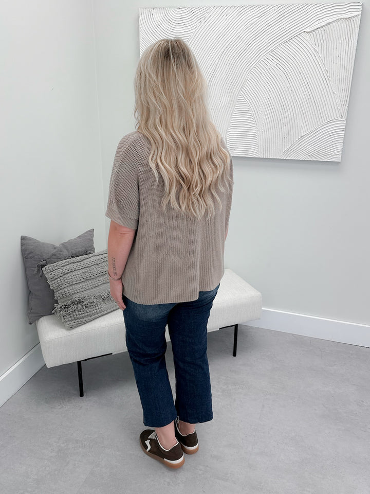 Obi Sweater in Mocha