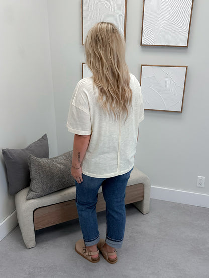 Avril Tee in Oatmeal