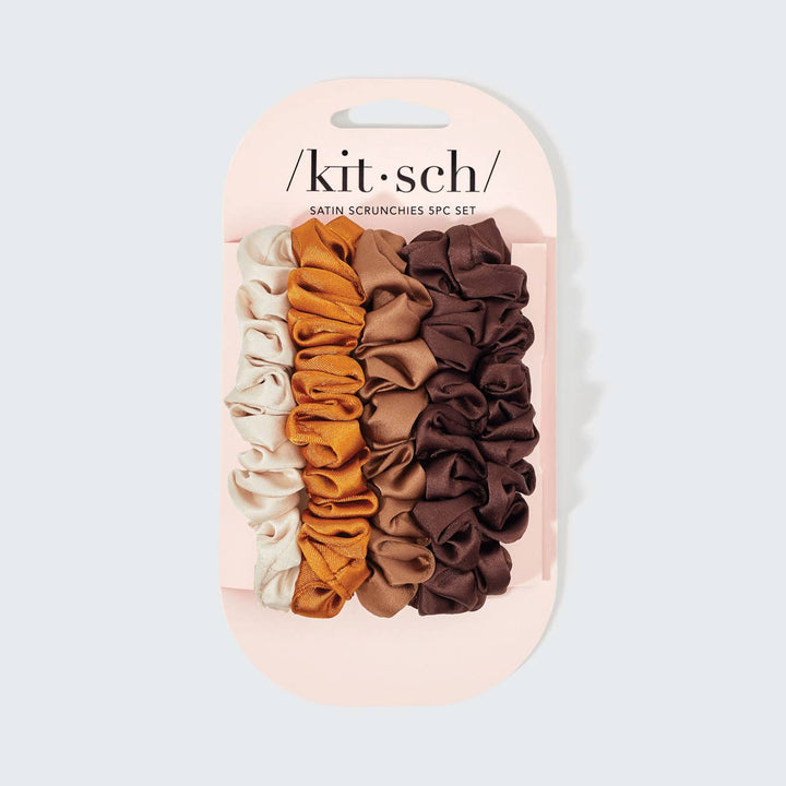 Ultra Petite Satin Scrunchies in Sedona by Kitsch