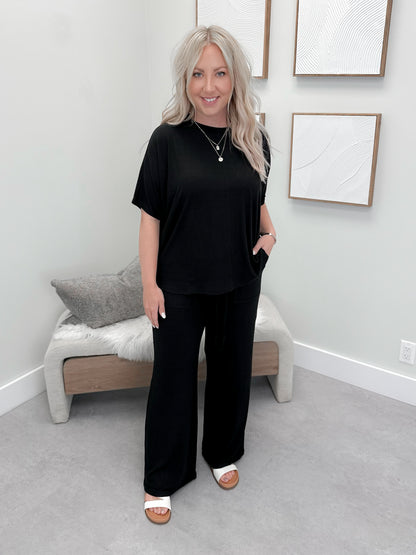 Rooney Comfy Set in Black