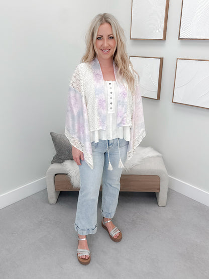 Muse Kimono Cardi in Lavender