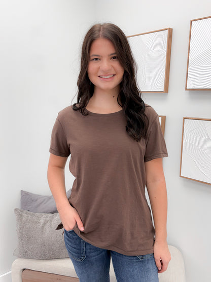 209 Tee in Chocolate by Twenty Nine The Label