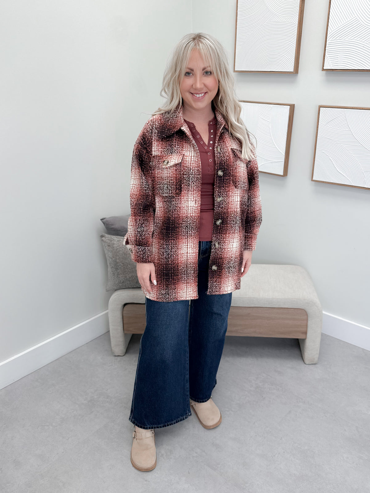 Notley Jacket in Plum