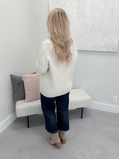 Dream Big Cardigan in Cream