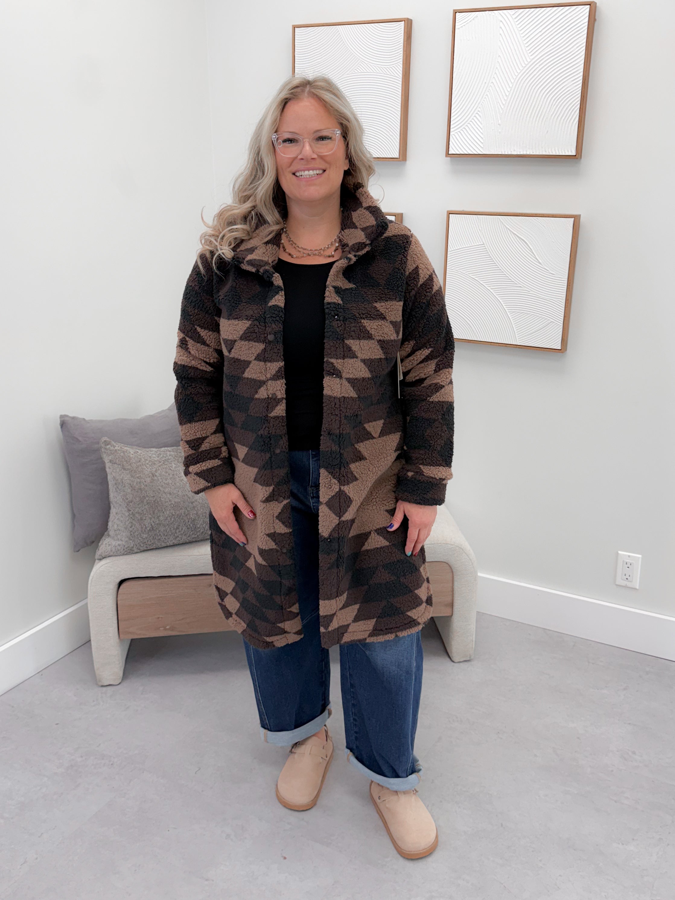 Sonoma Fleece Jacket in Coffee Bean