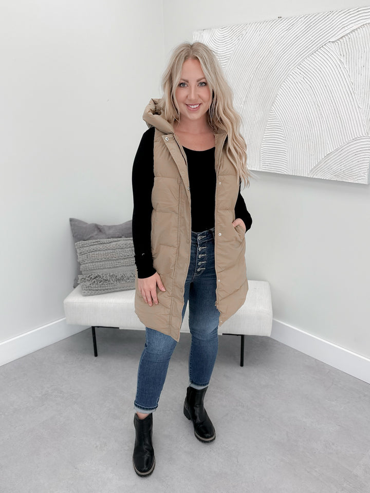 Timber Vest in Camel