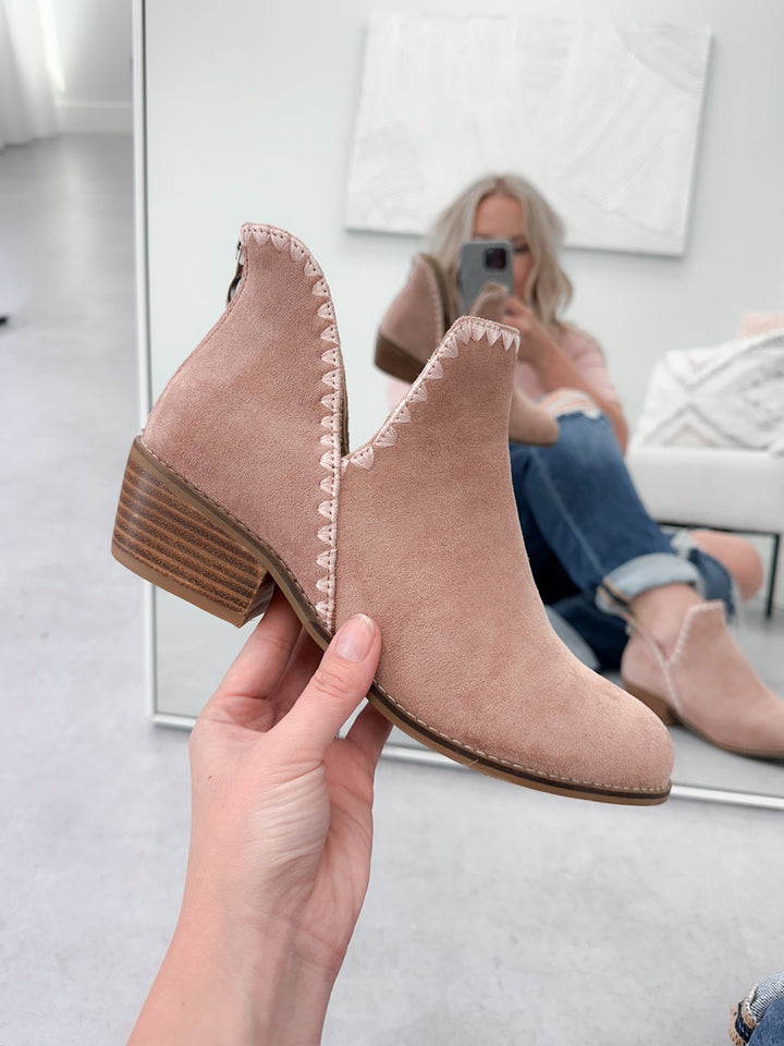 Spice It Up Bootie in Blush by Corkys