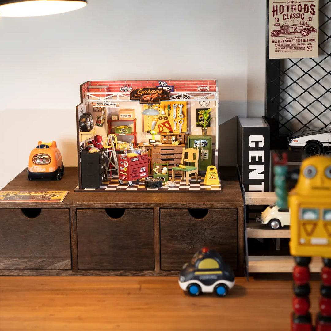 DIY Miniature Garage Workshop