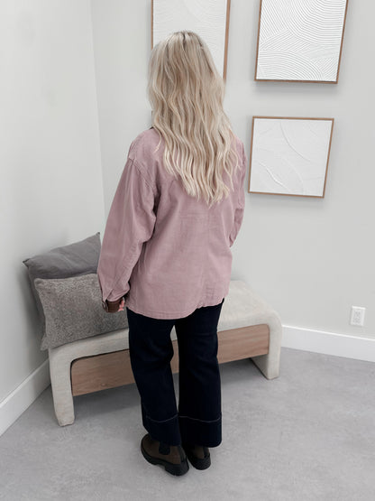 Lottie Jacket in Mauve