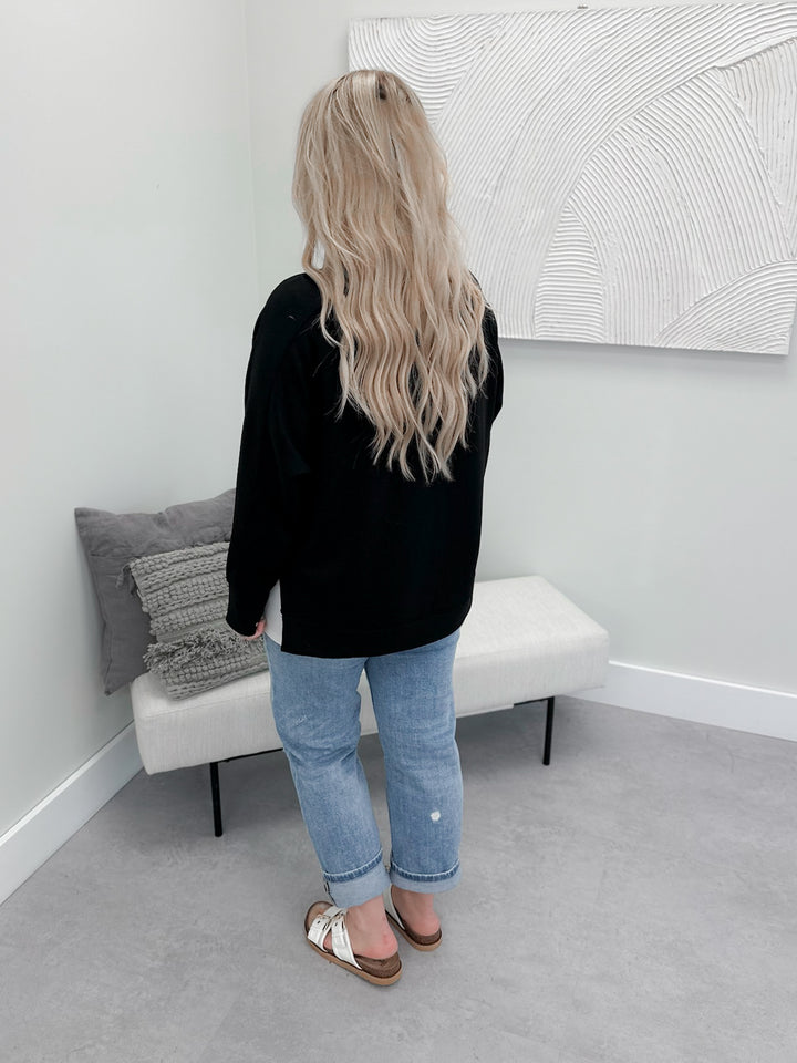 Willow Pullover in Black
