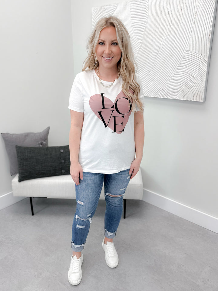 Love Skips A Beat Tee by Ash + Antler