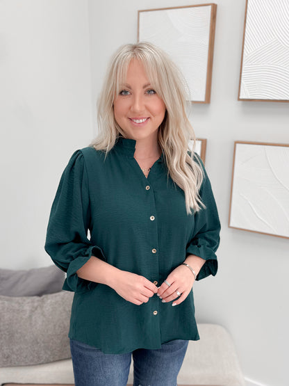 Blaire Blouse in Green