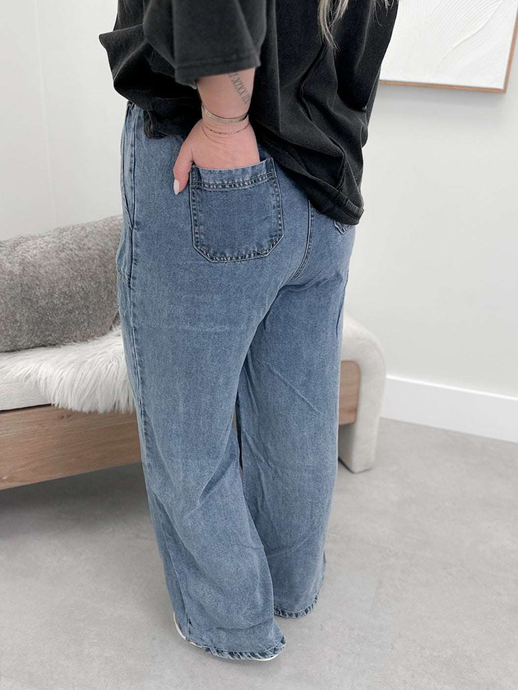 Bronte Pants in Chambray