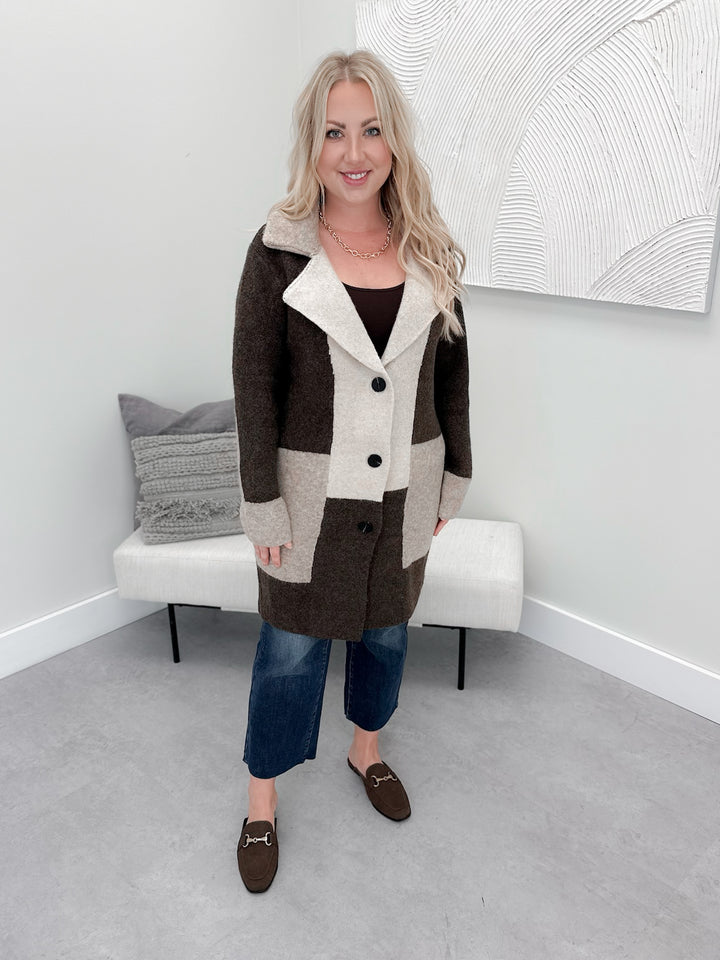 Homey Cardi in Brown
