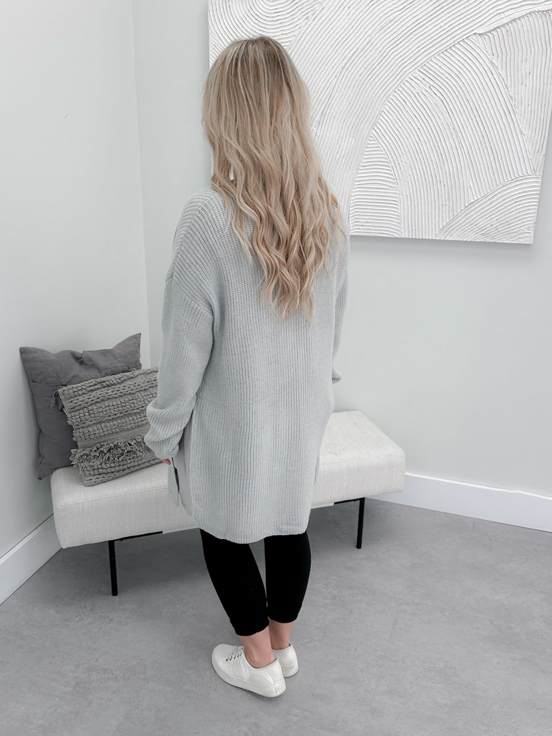 Layla Cardigan in Grey