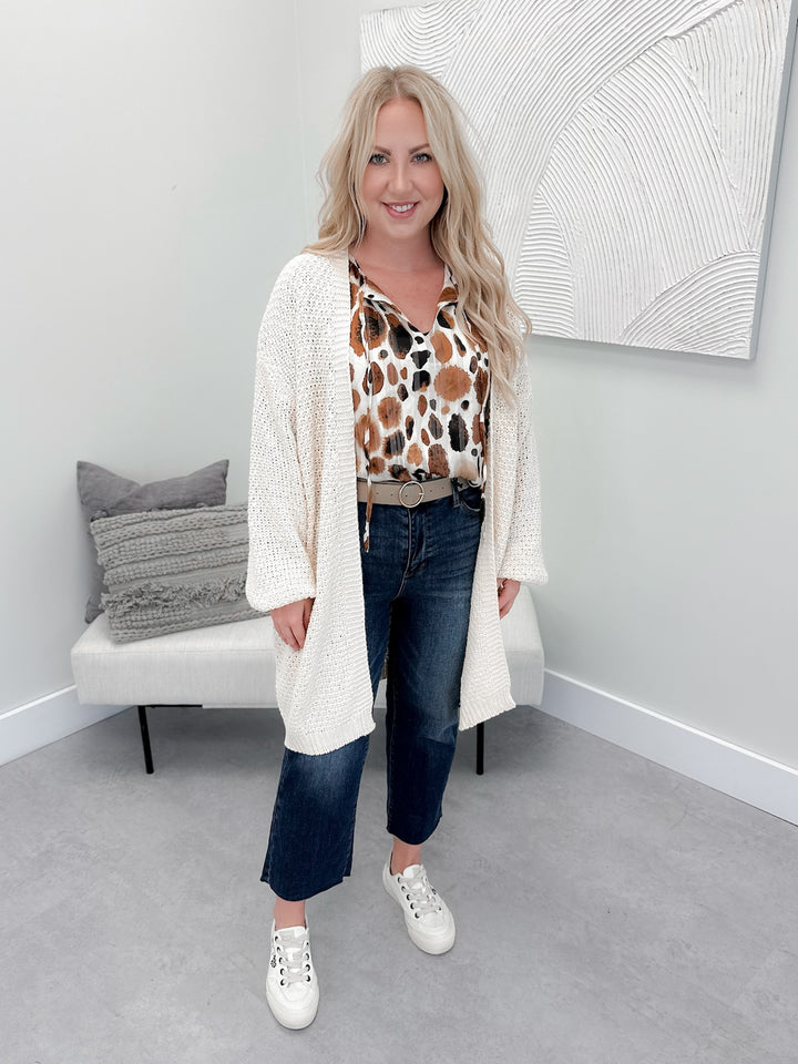 Wednesday Cardi in Oat