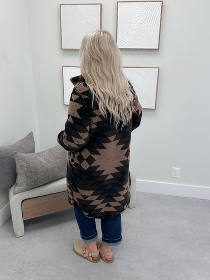 Sonoma Fleece Jacket in Coffee Bean