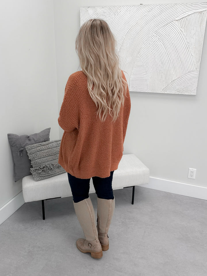 Warhol Cardigan in Pumpkin