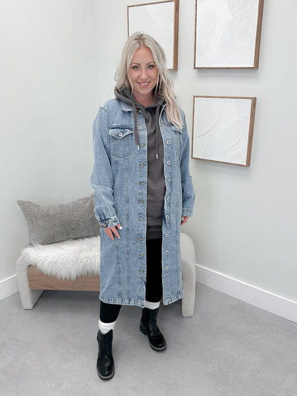 Kylen Long Jean Jacket