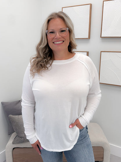 Harlyn Long Sleeve in Cloud