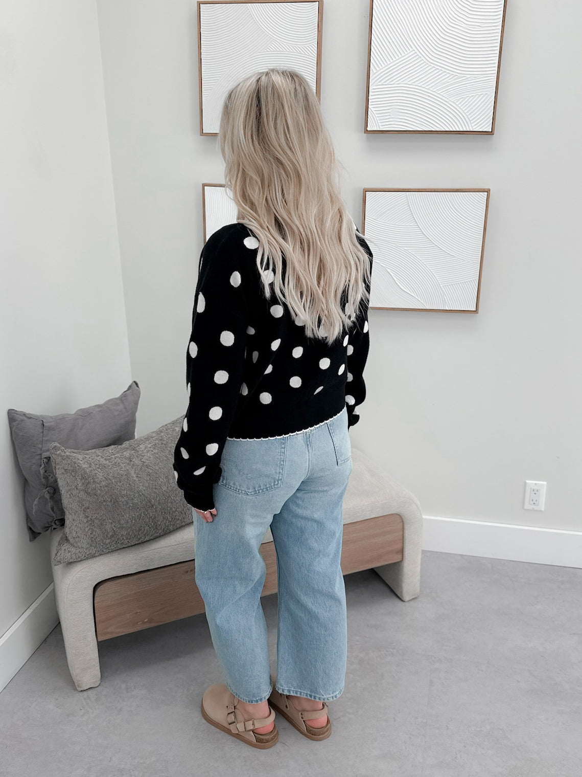 Cozy Knit Cardigan in Full Circle by Ampersand Ave