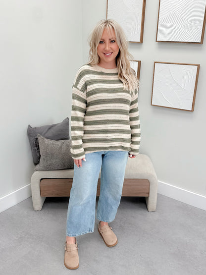 Sadie Sweater in Olive