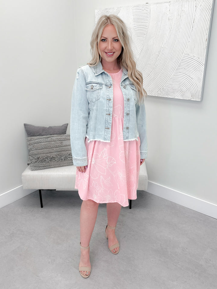 Rue Denim Jacket in Lightwash