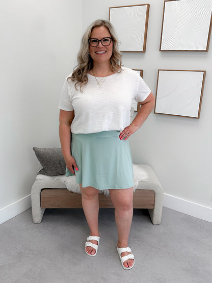 Everyday Active Skort in Sage Mist