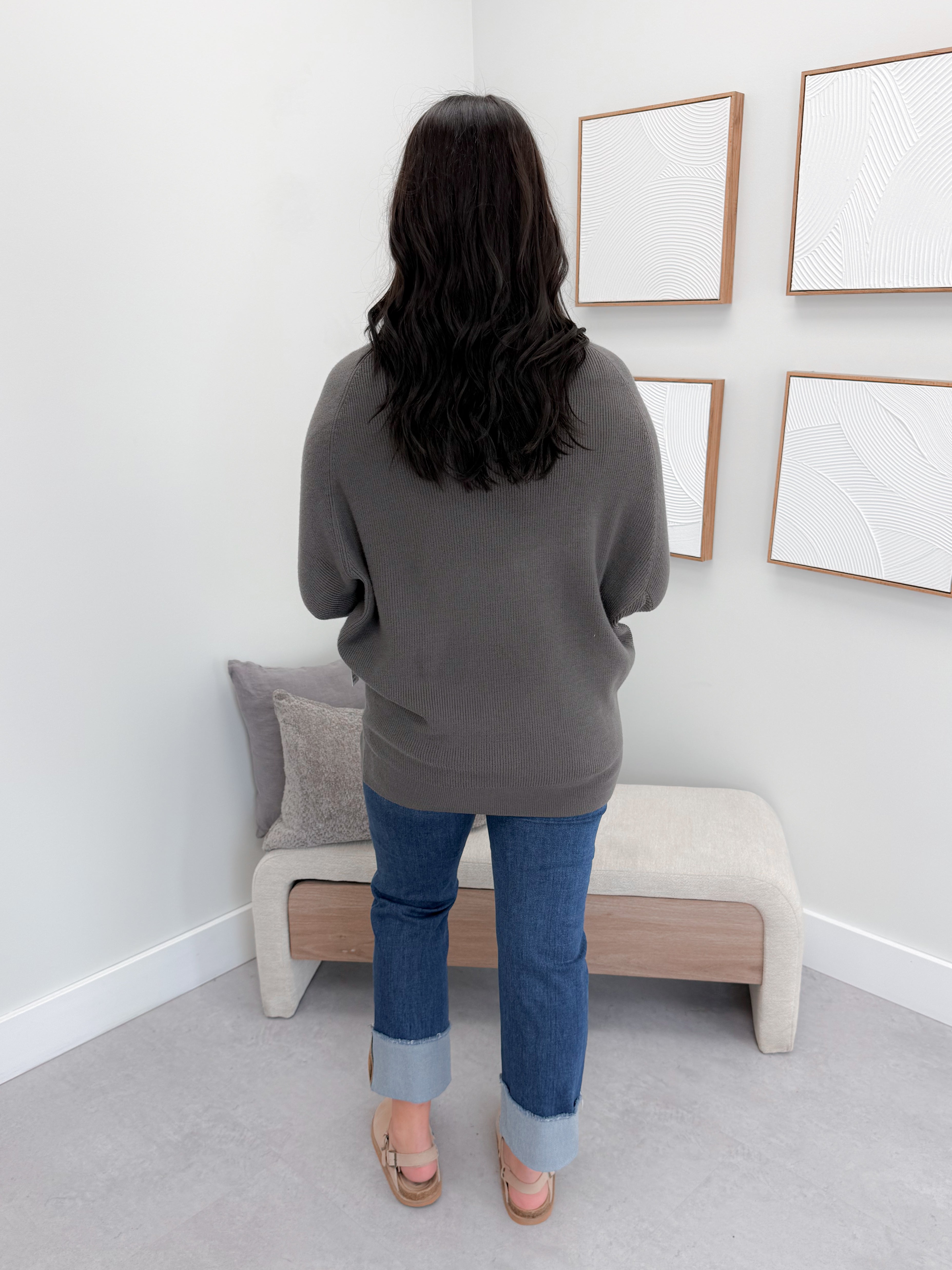 1129 Sweater in Iron by Twenty Nine The Label