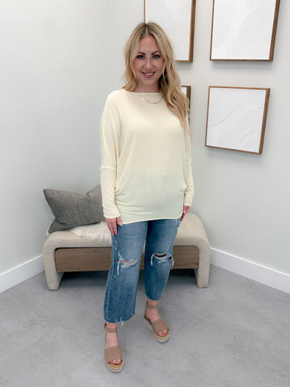 Lupin Sweater in Lemon