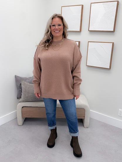 Aurora Sweater in Rose Gold