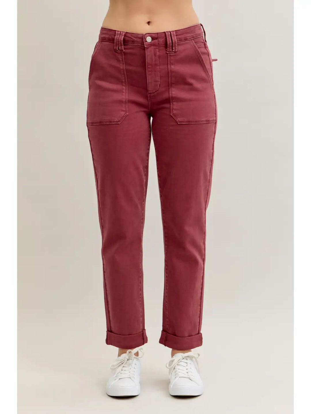 Irie Jeans in Burgundy by Judy Blue