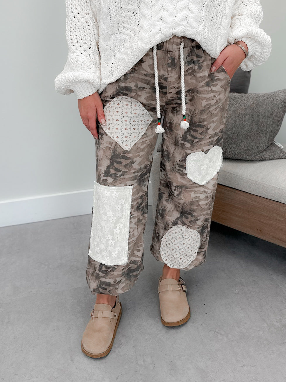 Camilla Camo Patch Pants