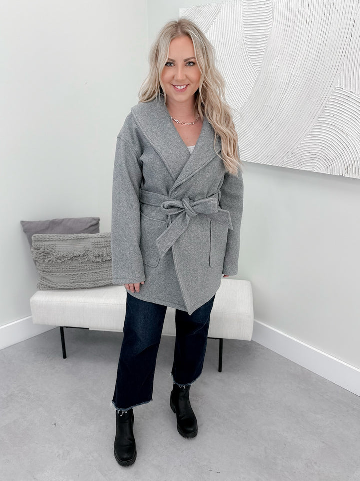 Dressed Up Jacket in Grey by RD Styles