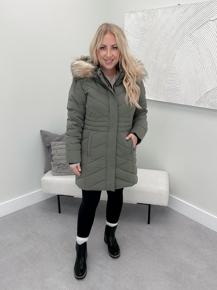 Whistler Chevron Parka in Leaf