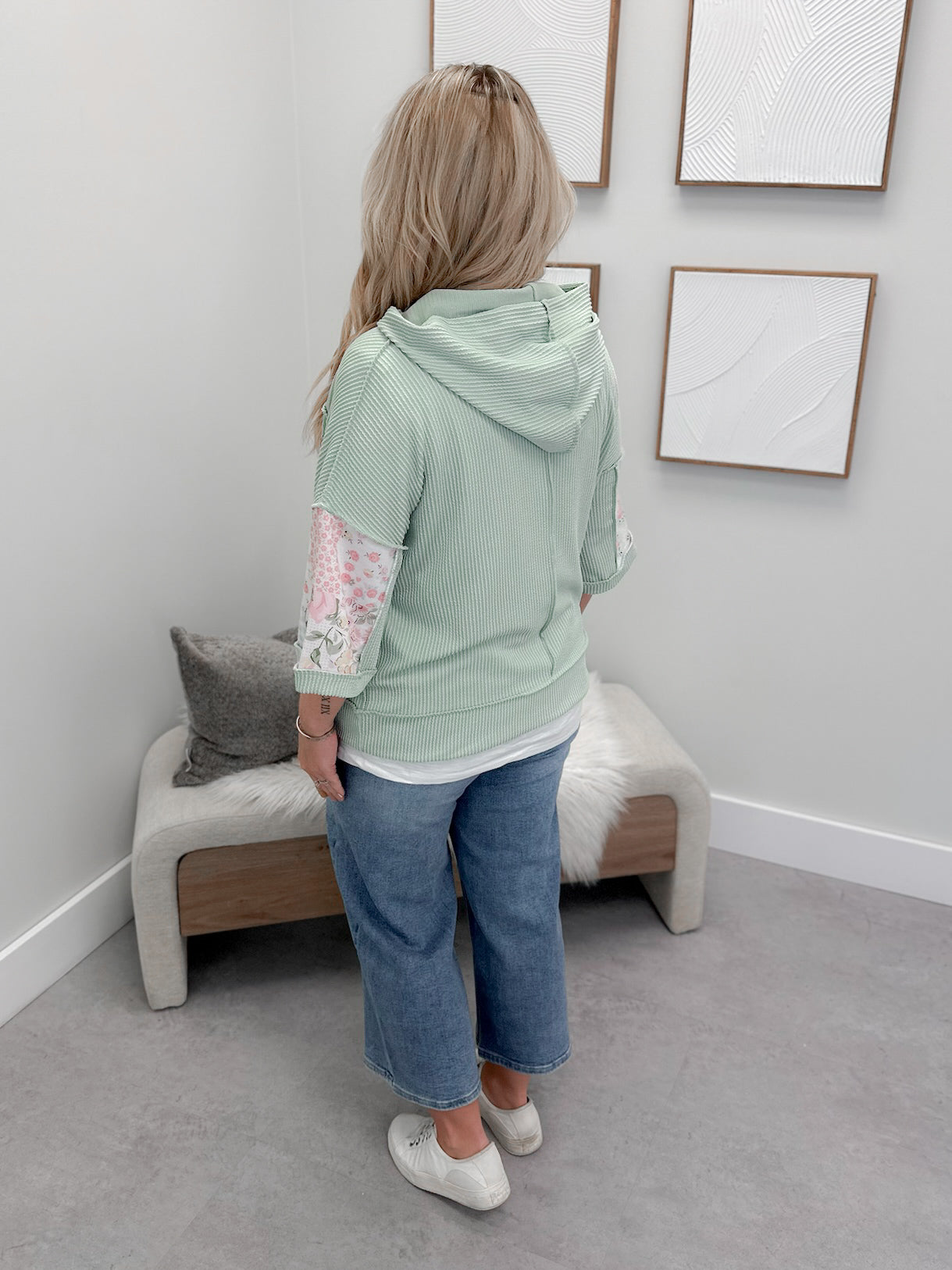 Tiffany Hoodie in Sage