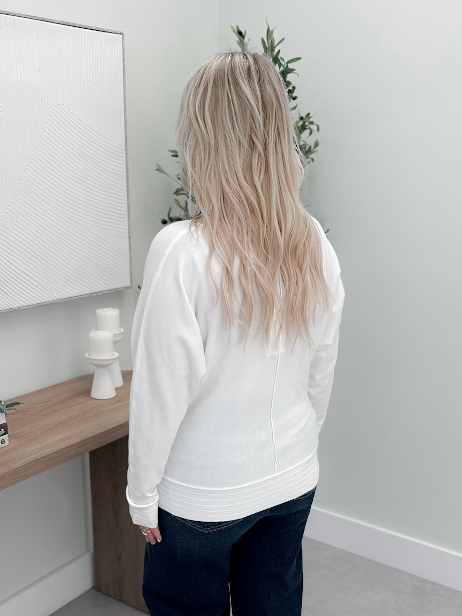 Caroline Sweater in Off White