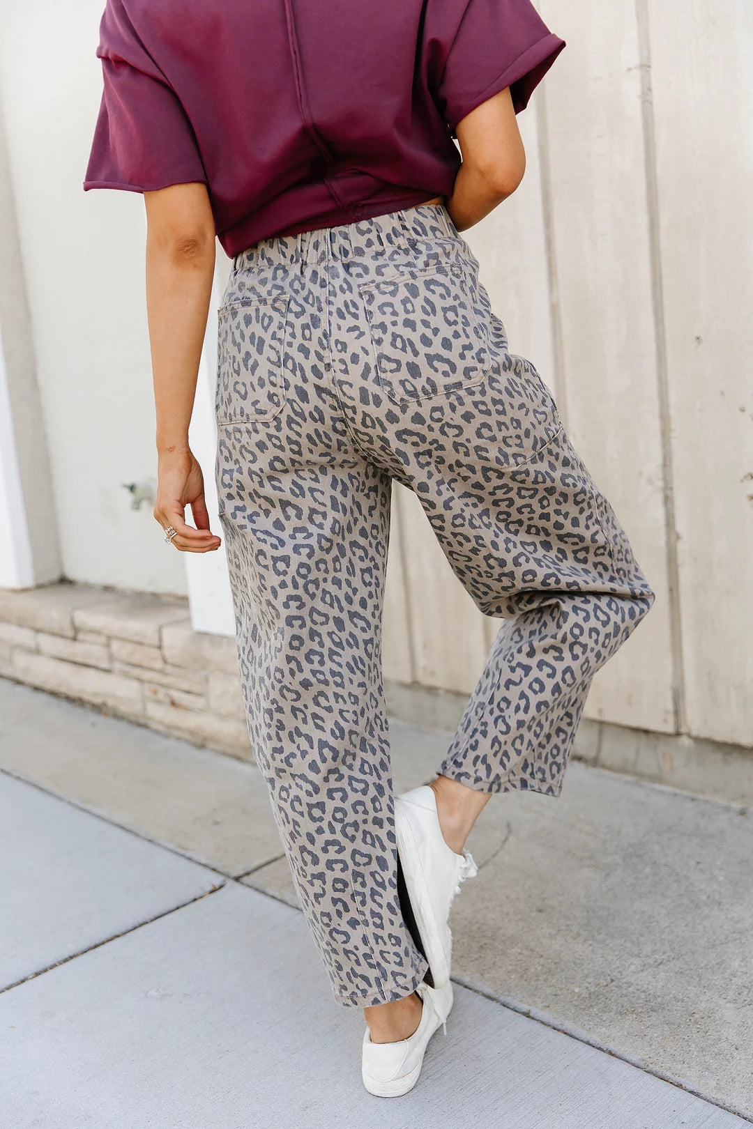 Bowie Pants in Leopard by Ampersand Ave