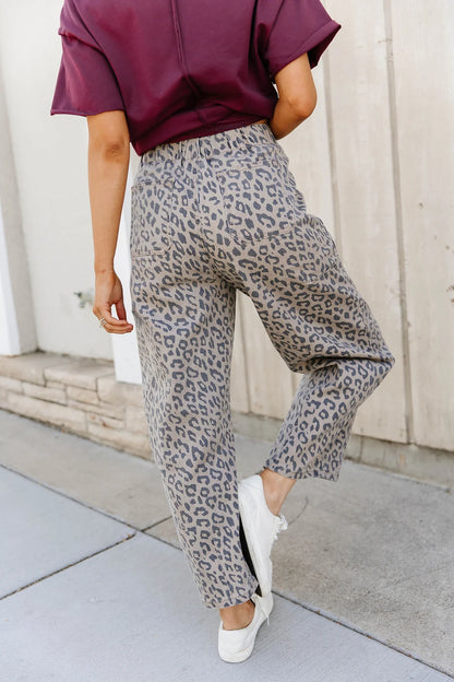 Bowie Pants in Leopard by Ampersand Ave