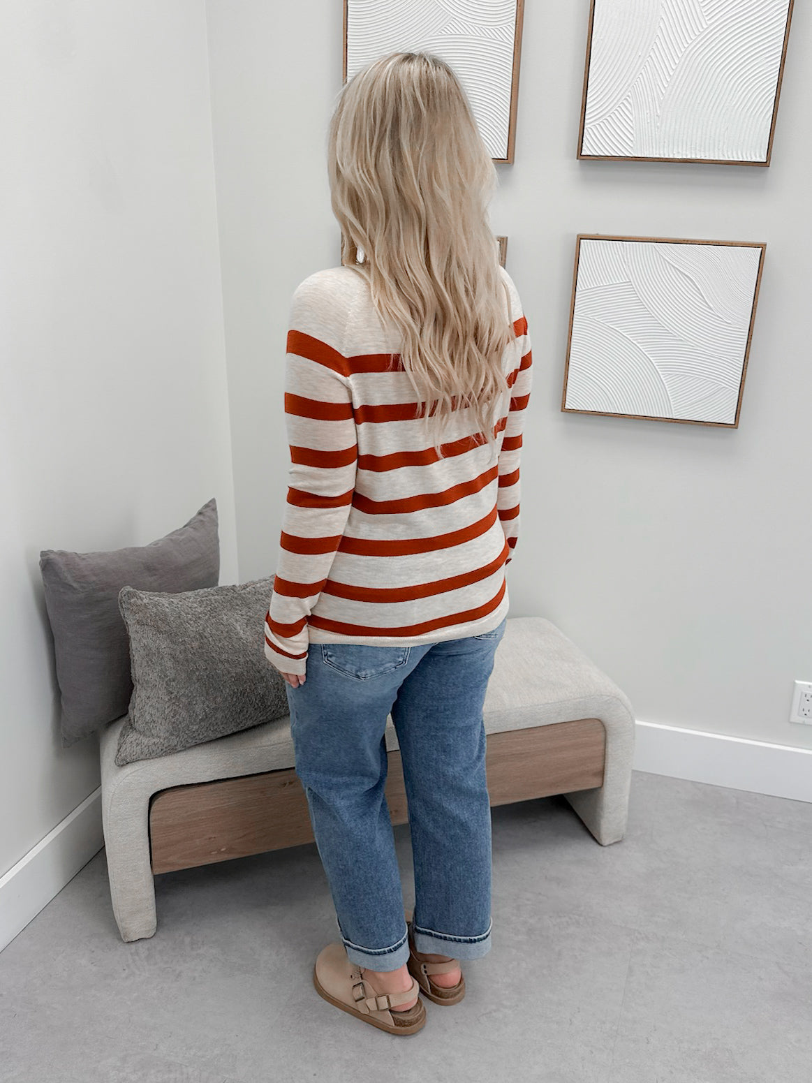 Jasper Sweater in Rust