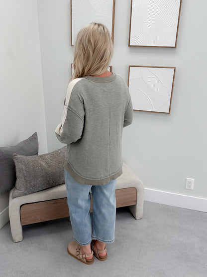 Escape Waffle Knit in Sage