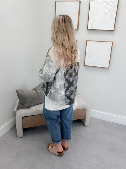 Mavis Jacket in Grey - L/O Medium